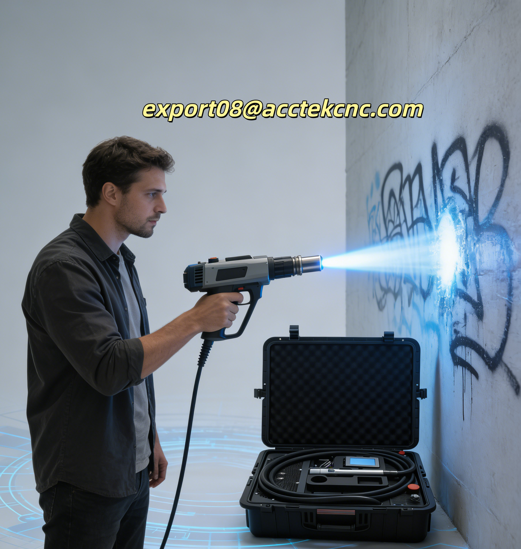 Portable Laser Rust Removal - AccTek Laser Cleaning Machine Continue or