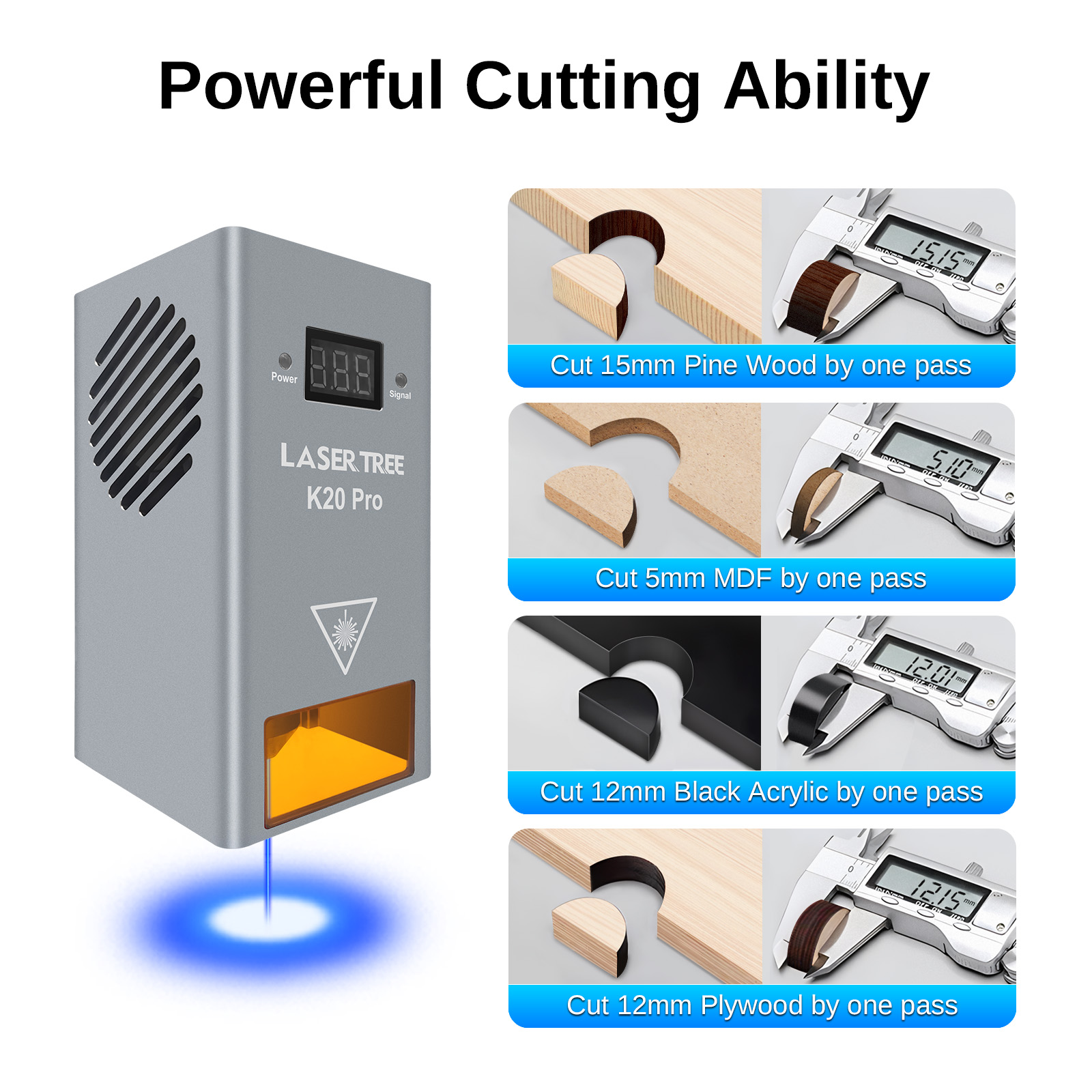 LASER TREE 10W 20W 30W 40W Opt - Fiber Laser Source 20W reseña y precio