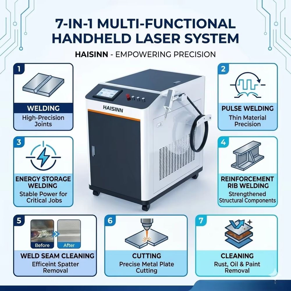 Industrial Handheld Fiber Lase - Industrial Handheld Laser Welding Machine reseña y precio