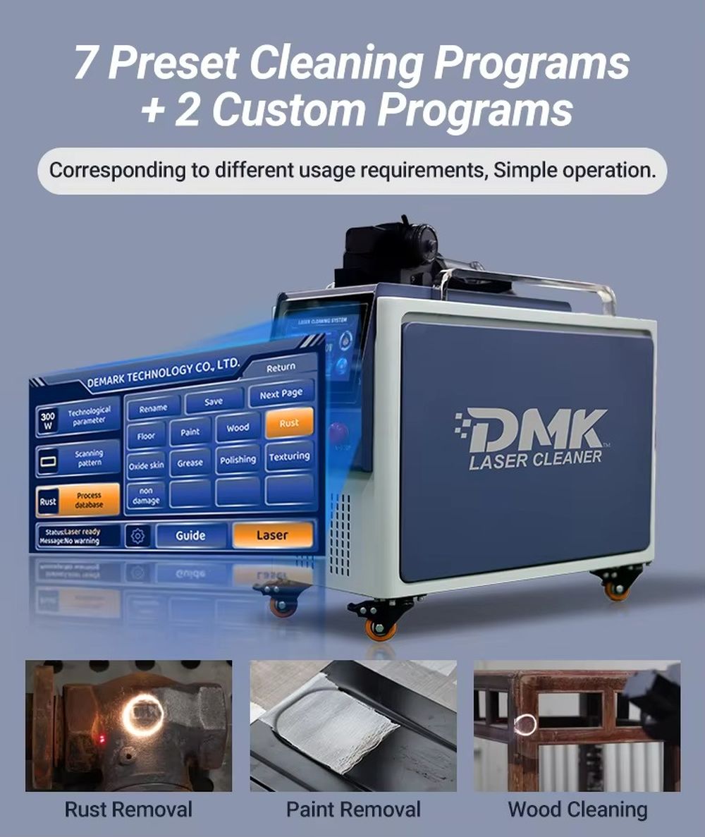 DMK New air Cooling  GT-500w P - Portable Laser Rust Removal reseña y precio