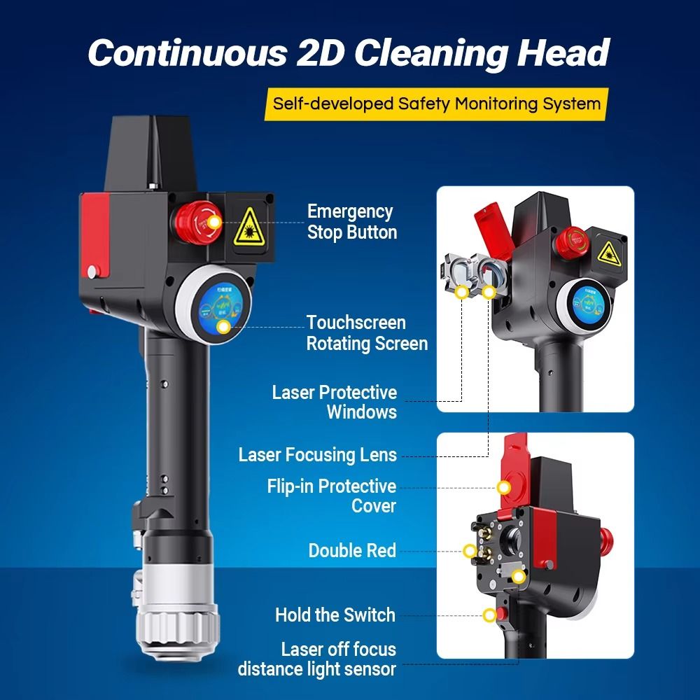 DMK New air Cooling  GT-500w P - Portable Laser Rust Removal reseña y precio