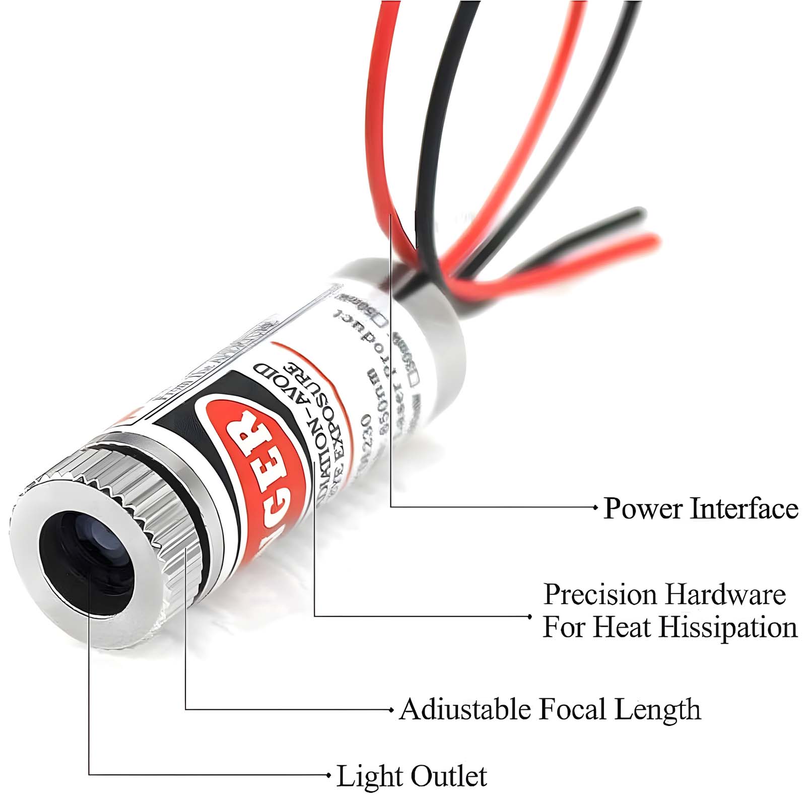 650nm 12mm Laser Point /Line/C - Industrial Laser Line Module reseña y precio