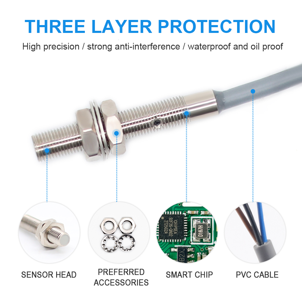 AUCHTE M4 M5 M6 1/1.5mm Induct - Limit Switch Cnc reseña y precio
