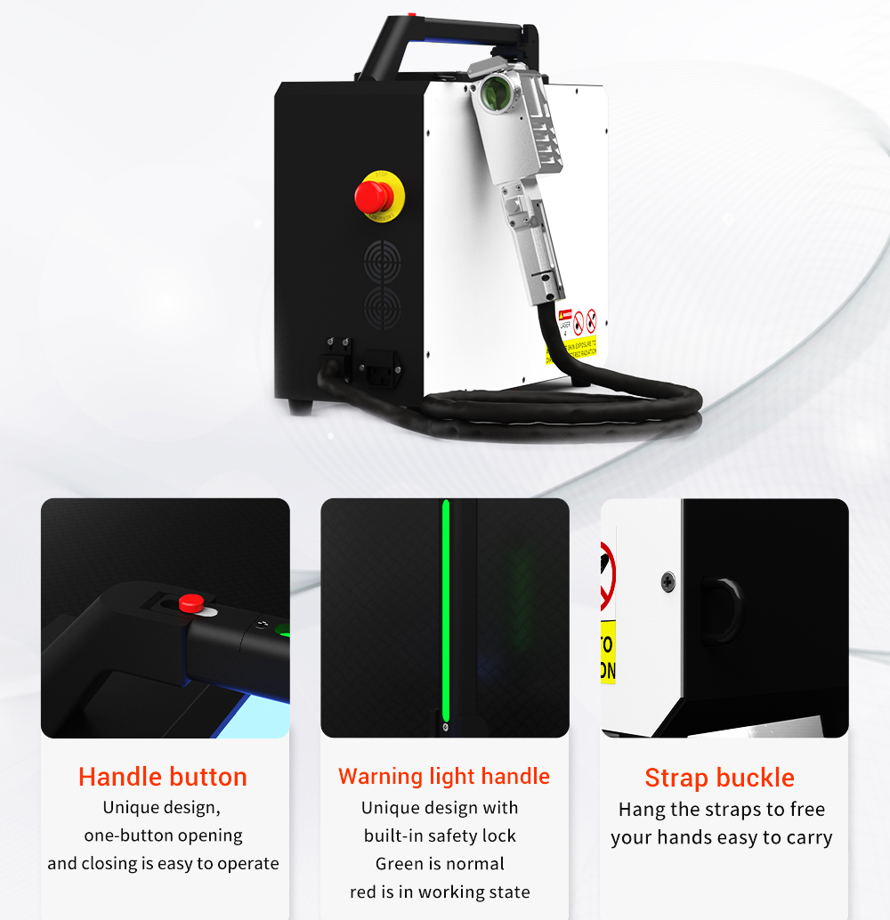 New 100w Handheld Mini Portabl - Portable Laser Rust Removal reseña y precio
