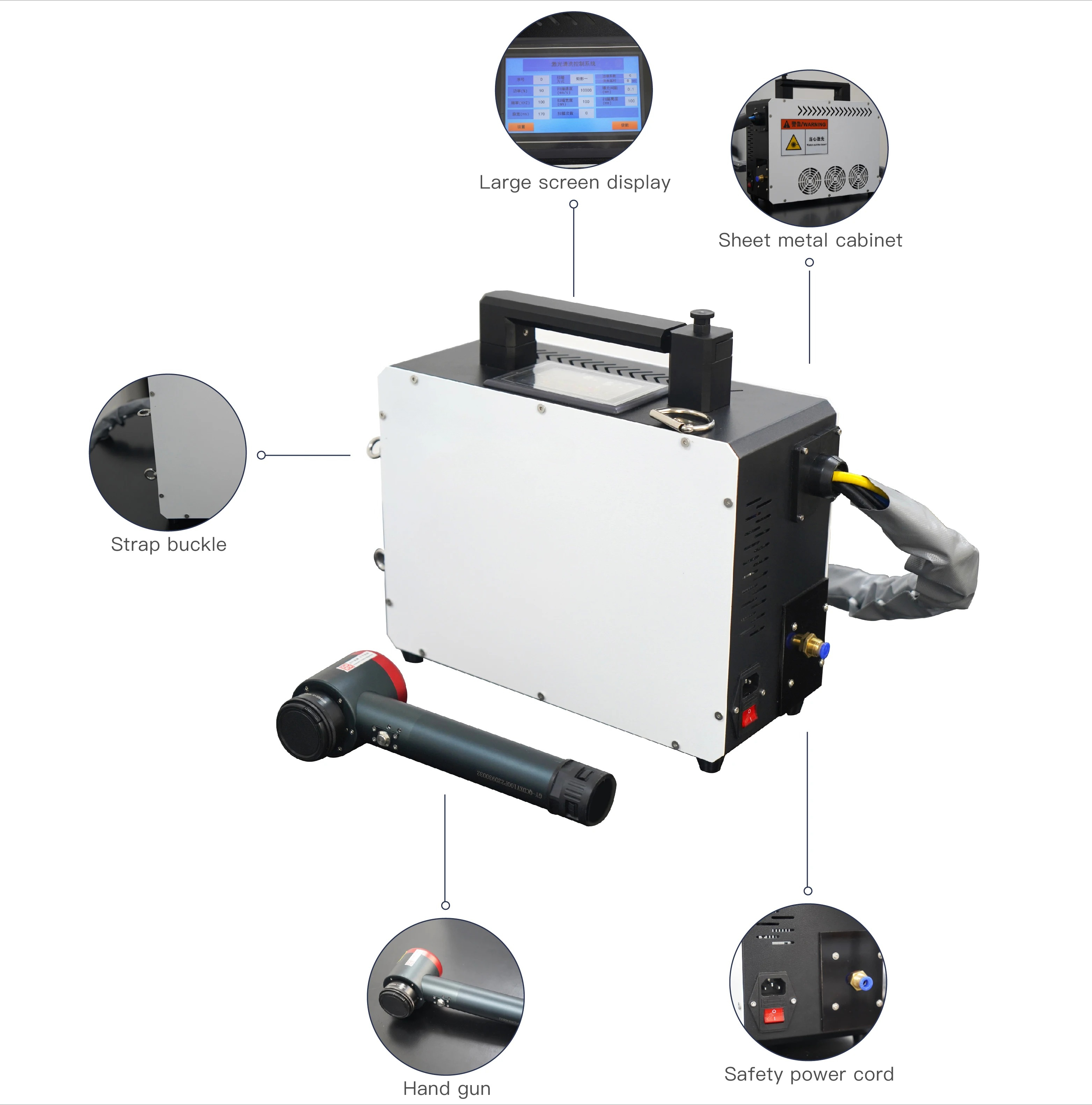 New 100w Handheld Mini Portabl - Portable Laser Rust Removal reseña y precio