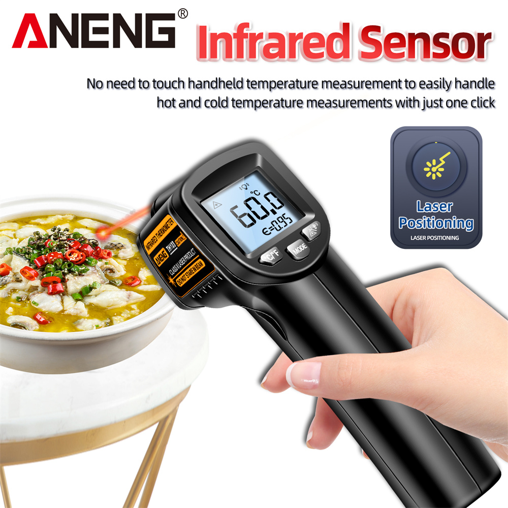 Infrared Laser Thermometer Ind - Industrial Laser Temperature Gun reseña y precio