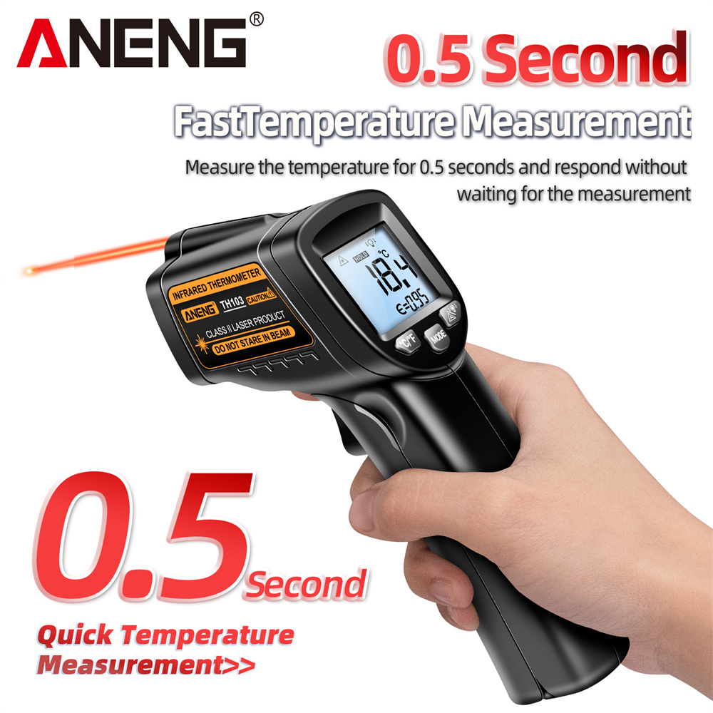 Infrared Laser Thermometer Ind - Industrial Laser Temperature Gun reseña y precio