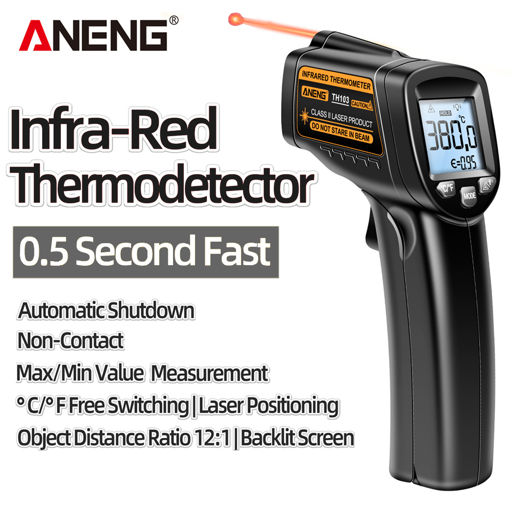 Infrared Laser Thermometer Ind - Industrial Laser Temperature Gun reseña y precio