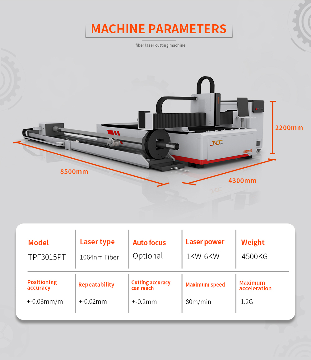 Fast Speed Laser Pipe Tube Cut - Industrial Laser Cutting Machine Price reseña y precio