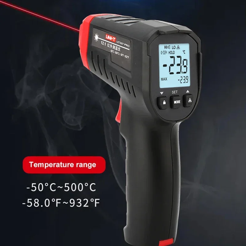 UNI-T Digital Thermometer UT30 - Industrial Laser Temperature Gun reseña y precio