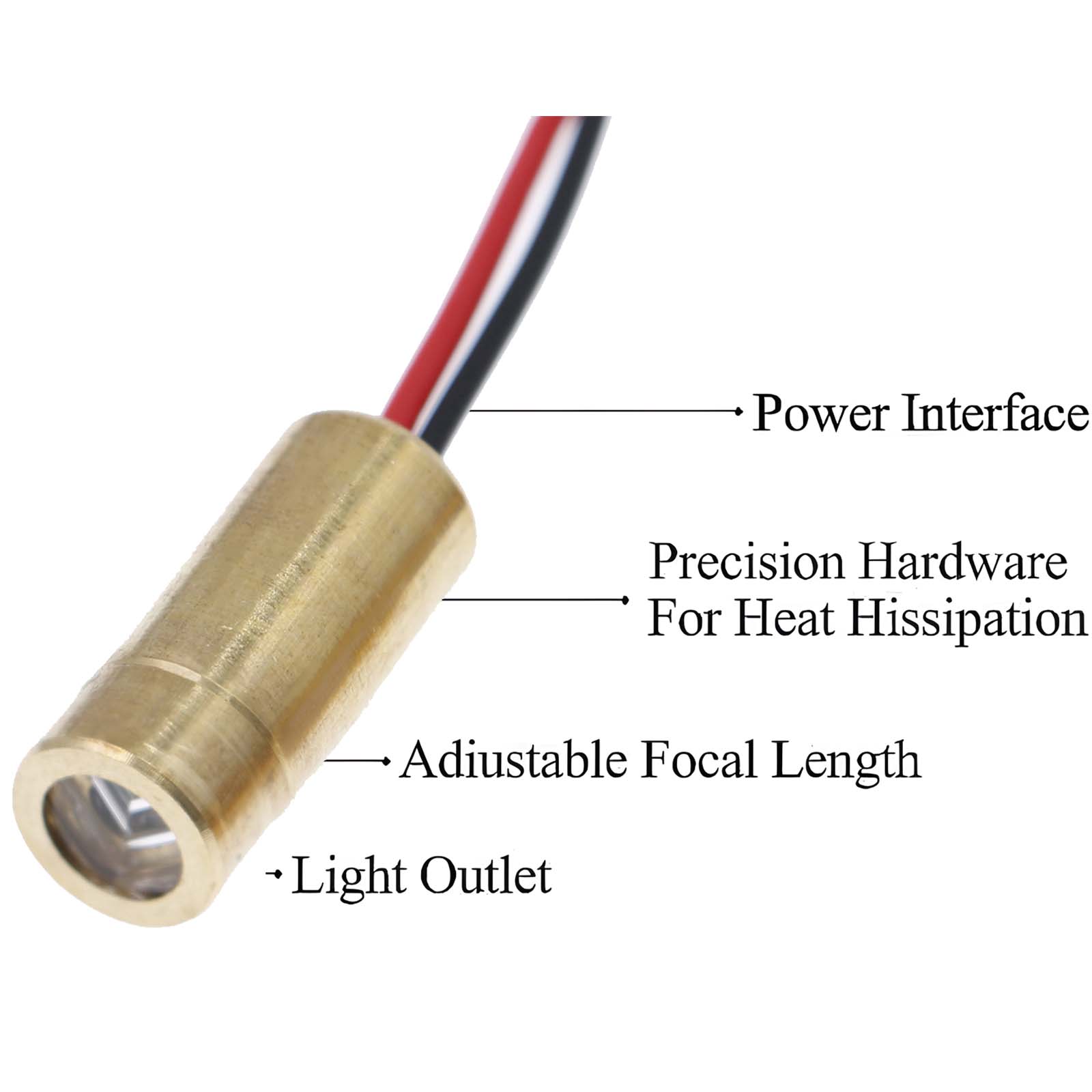 3pcs 650nm Laser Point /Line/C - Industrial Laser Line Module reseña y precio