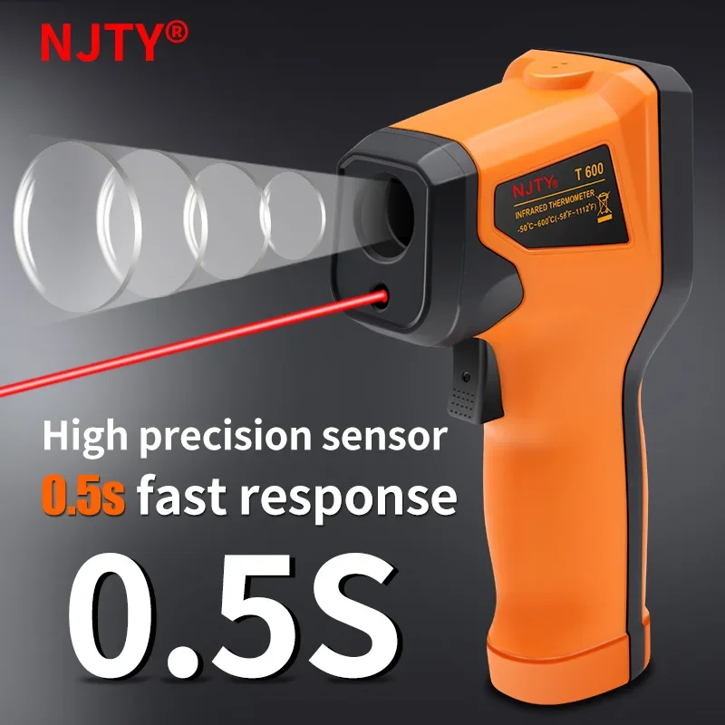 T400 T600 Digital Infrared The - Industrial Laser Temperature Gun reseña y precio