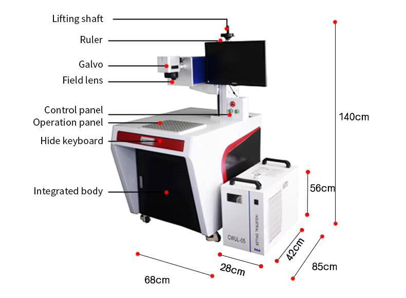 High Quality Fiber Marking Eng - Industrial Laser Engraving Machine For Metal reseña y precio