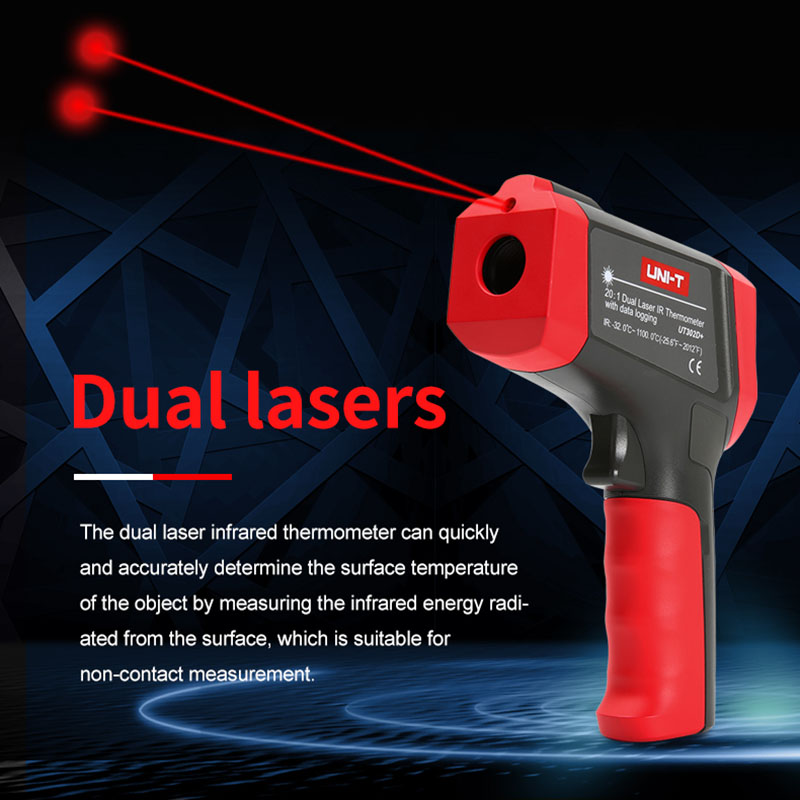 UNI-T Digital Infrared Thermom - Industrial Laser Temperature Gun reseña y precio