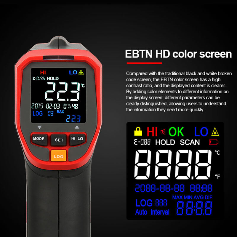 UNI-T Digital Infrared Thermom - Industrial Laser Temperature Gun reseña y precio
