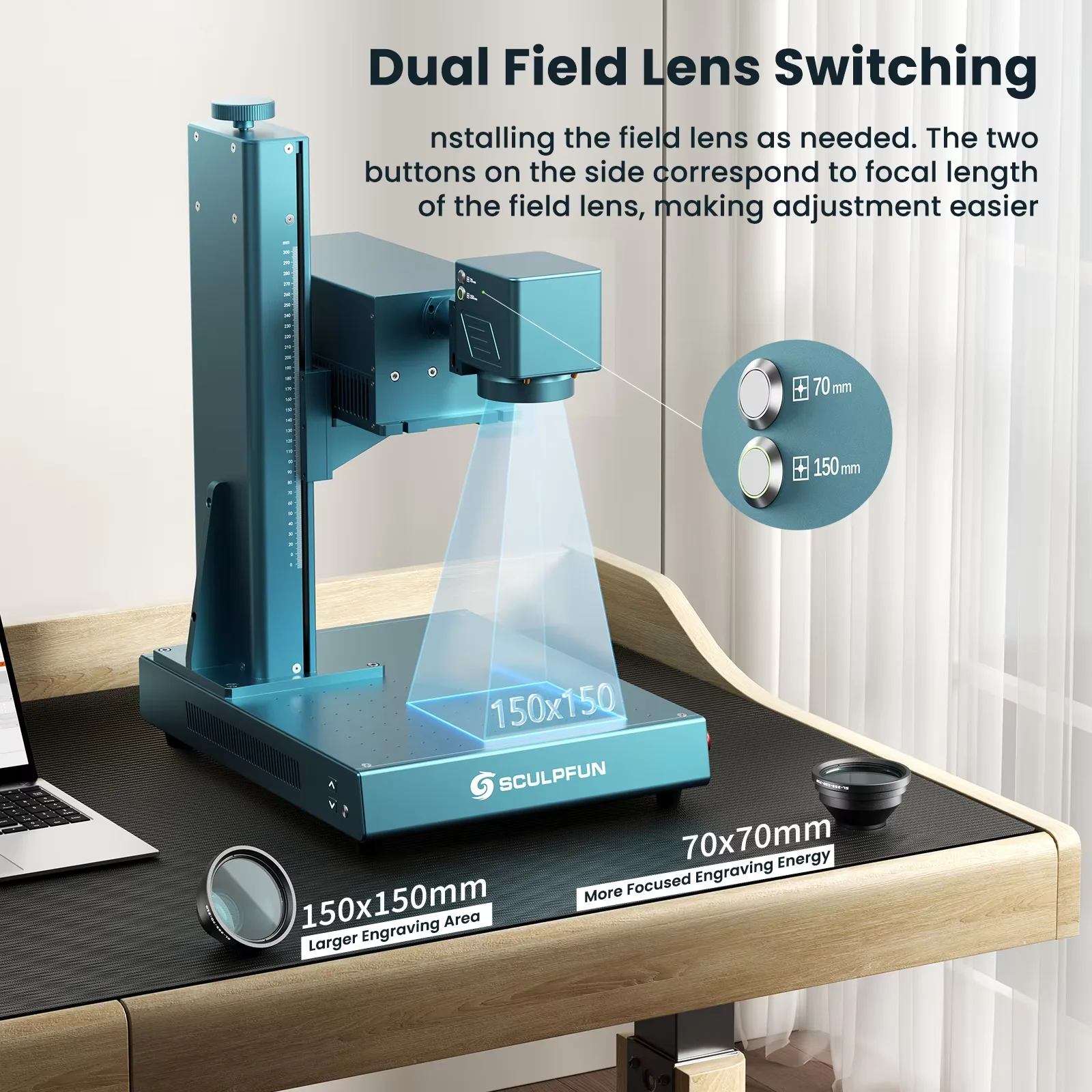 SCULPFUN V5 UV Laser Engraver  - Industrial Laser Engraving Machine For Metal reseña y precio