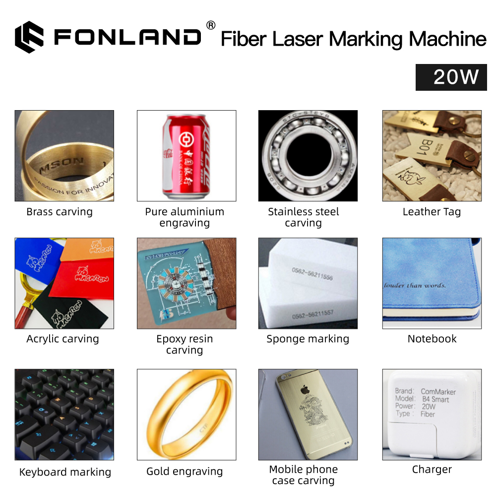 Fonland S4 Metal Fiber Laser M - Industrial Laser Engraving Machine For Metal reseña y precio