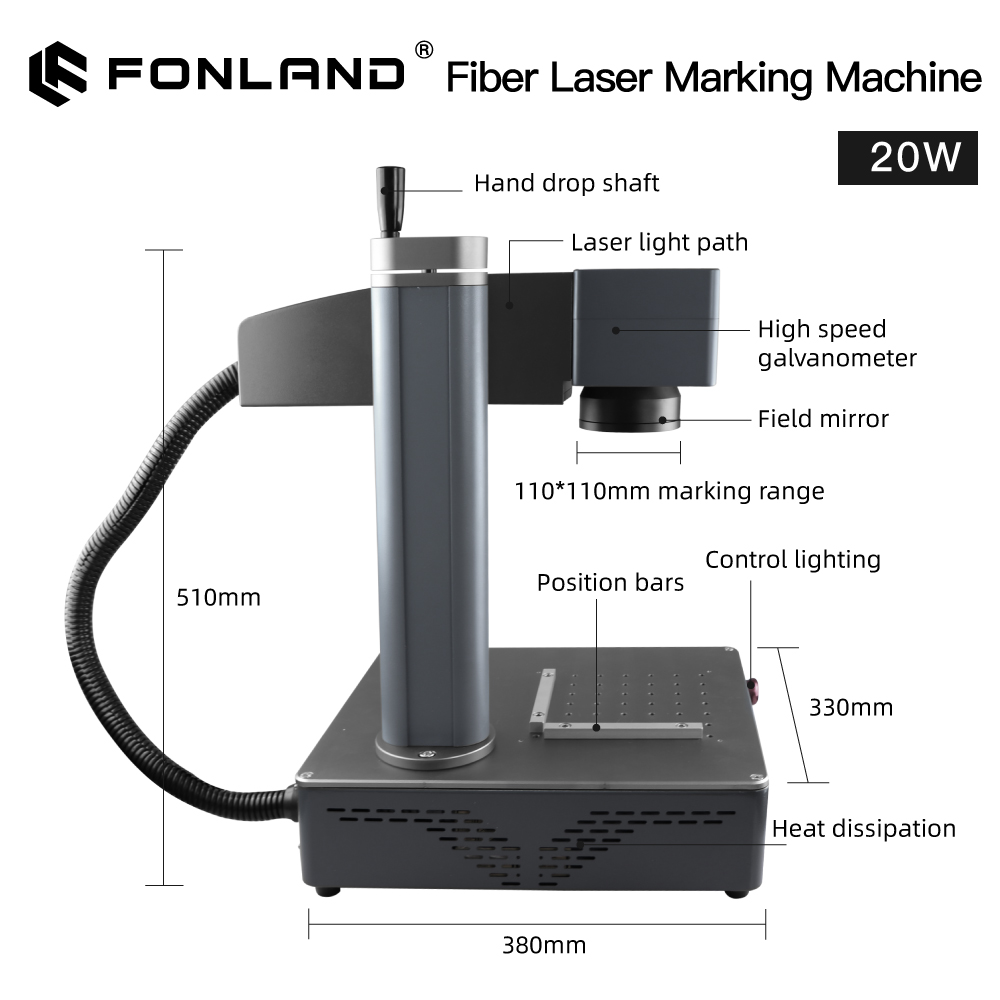Fonland S4 Metal Fiber Laser M - Industrial Laser Engraving Machine For Metal reseña y precio