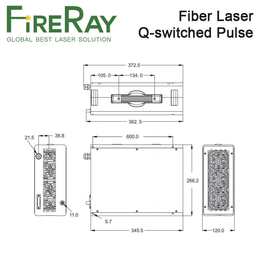 FireRay MAX Q-switched Pulse F - Fiber Laser Source 20W reseña y precio