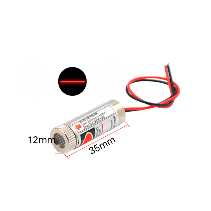 650nm 5mW Red Point / Line / C - Industrial Laser Line Module reseña y precio