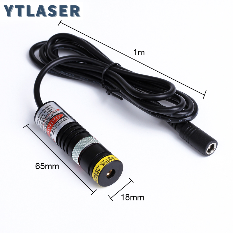 Focusable Glass lens 18x65mm 9 - Industrial Laser Line Module reseña y precio