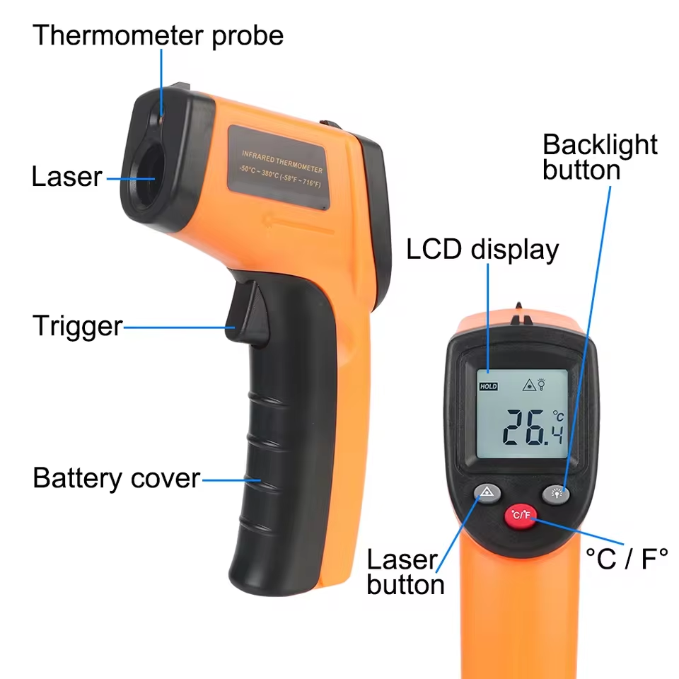 New T600 T600A Digital Infrare - Industrial Laser Temperature Gun reseña y precio