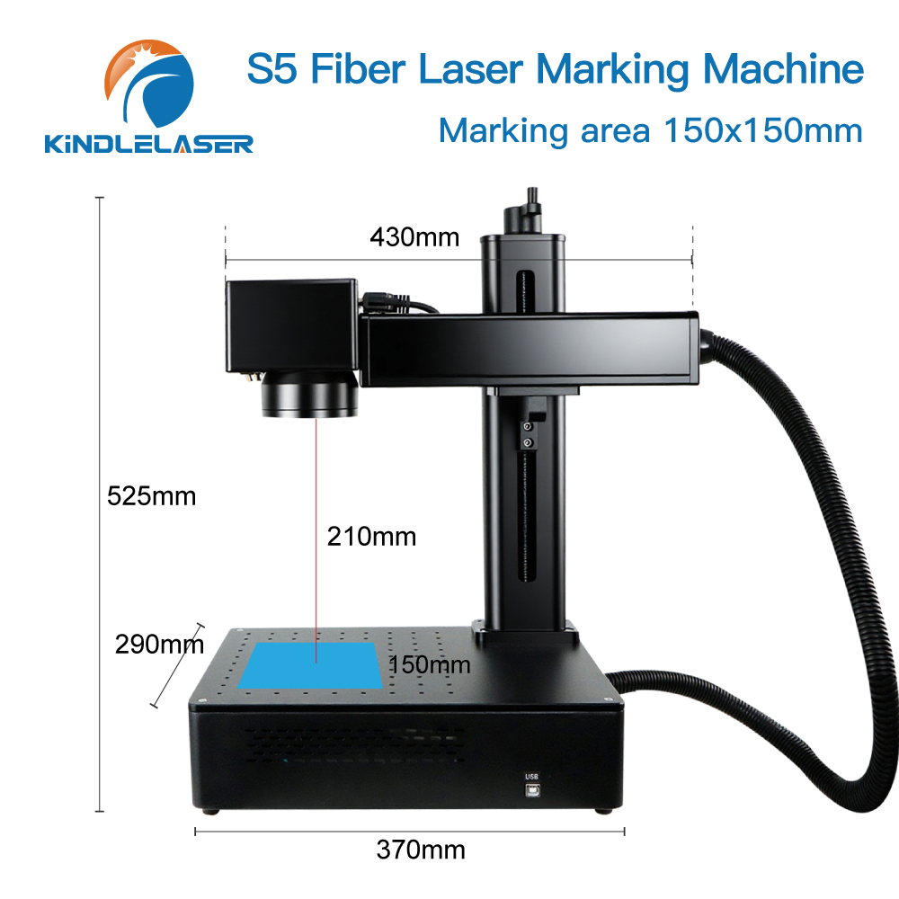 Kindlelaser S5 Industrial Fibe - Industrial Laser Engraving Machine For Metal reseña y precio