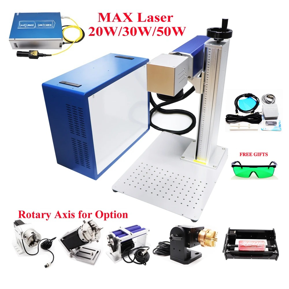 20W 30W 50W MAX Fiber Laser Ma - Industrial Laser Engraving Machine For Metal reseña y precio