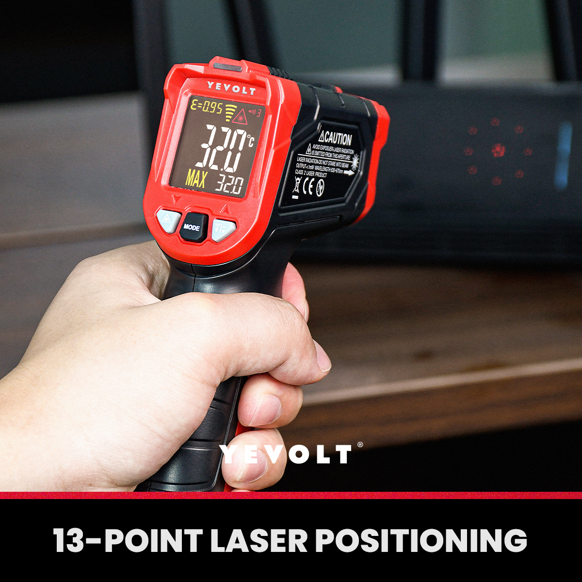 YEVOLT TA601 Series Digital In - Industrial Laser Temperature Gun reseña y precio