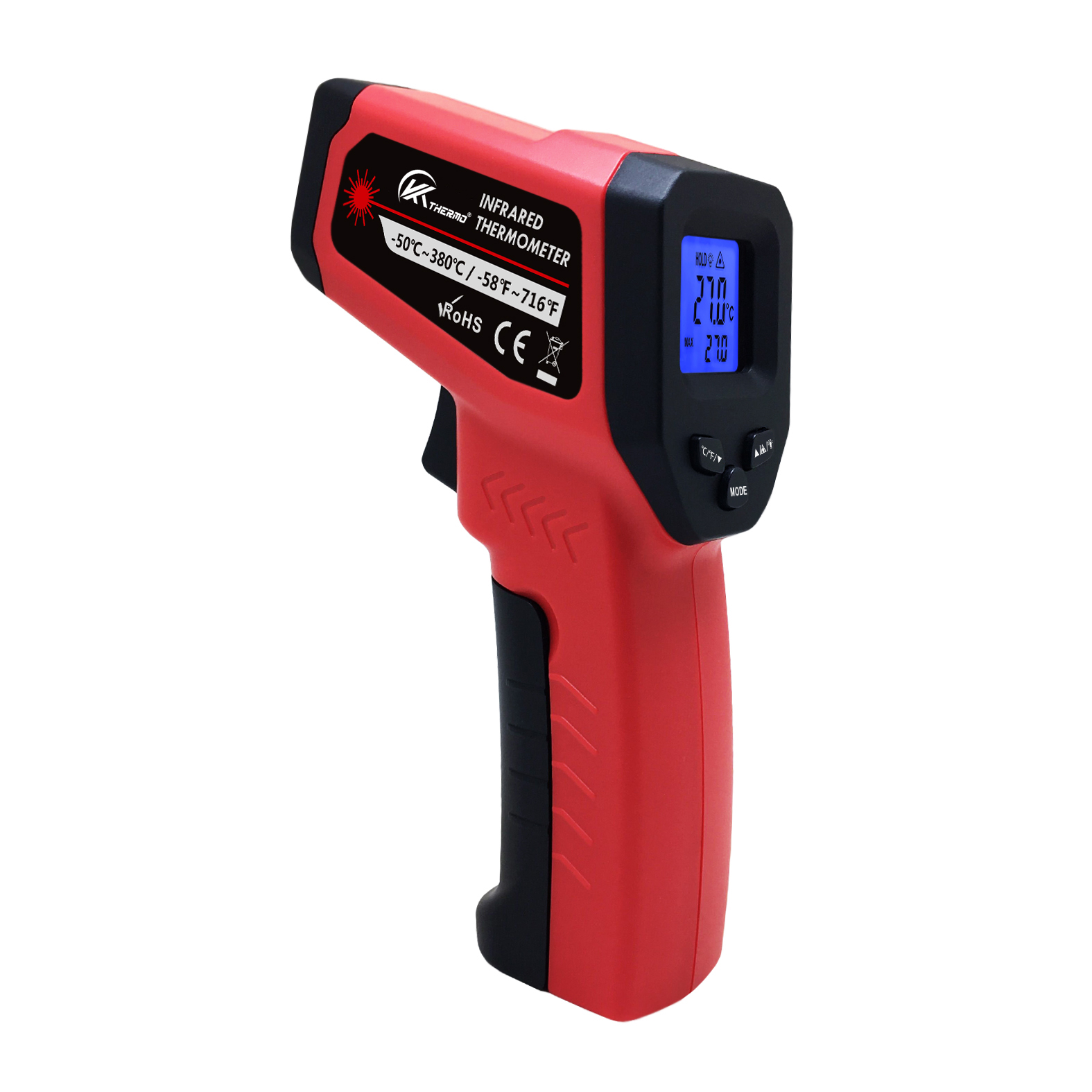 LCD Industrial Electronic Ther - Industrial Laser Temperature Gun reseña y precio