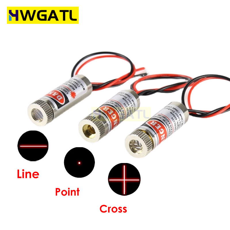 650nm 5mW Red Point / Line / C - Industrial Laser Line Module reseña y precio