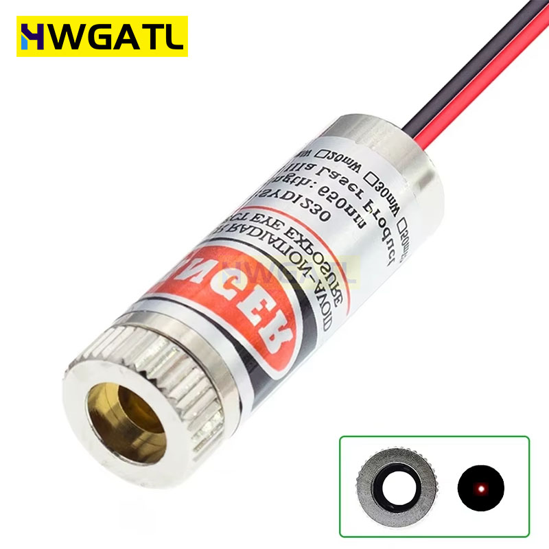 650nm 5mW Red Point / Line / C - Industrial Laser Line Module reseña y precio