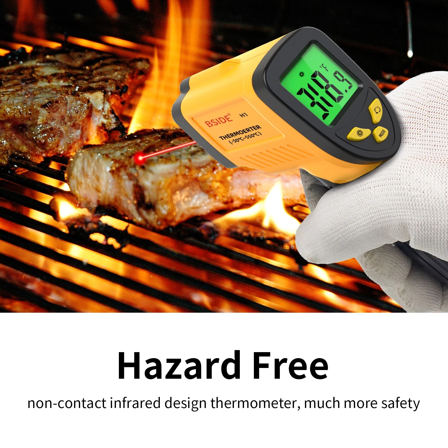 Digital Infrared Thermometer - - Industrial Laser Temperature Gun reseña y precio