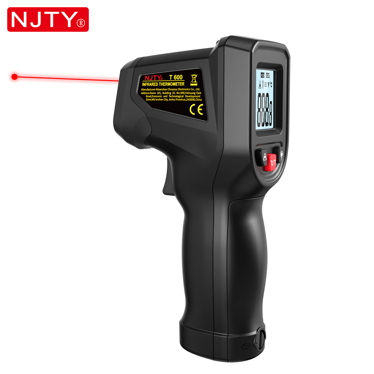 NJTY T600 Infrared Thermometer - Industrial Laser Temperature Gun reseña y precio