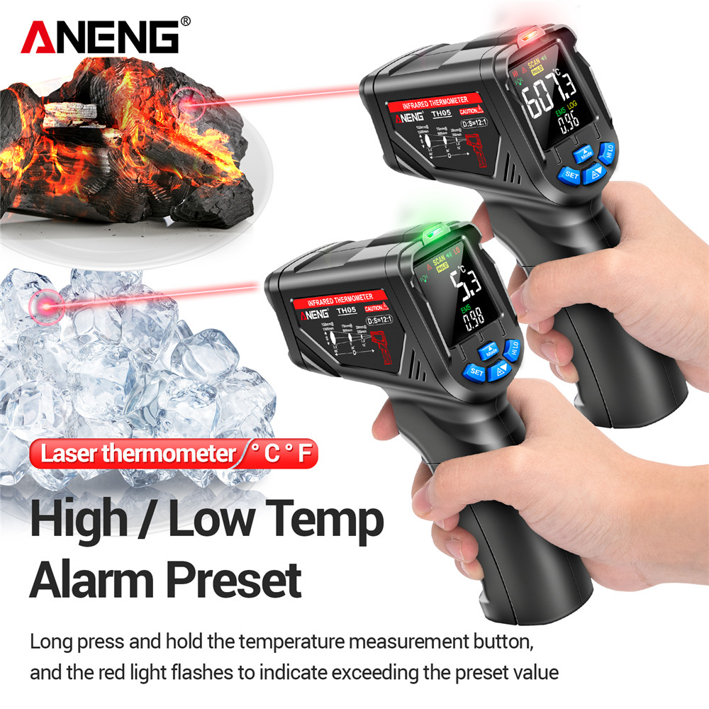 ANENG TH05 Infrared Thermomete - Industrial Laser Temperature Gun reseña y precio