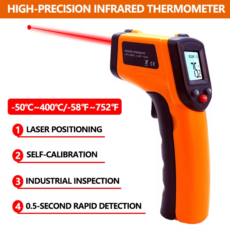 Handheld Infrared Thermometer  - Industrial Laser Temperature Gun reseña y precio