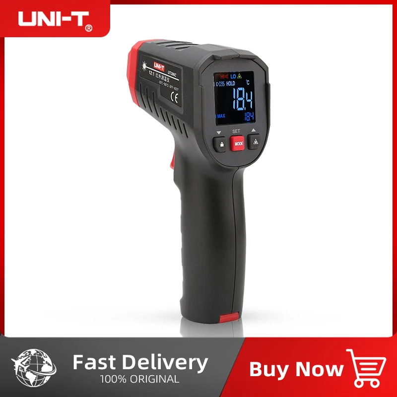 UNI-T Digital Thermometer Non- - Industrial Laser Temperature Gun reseña y precio