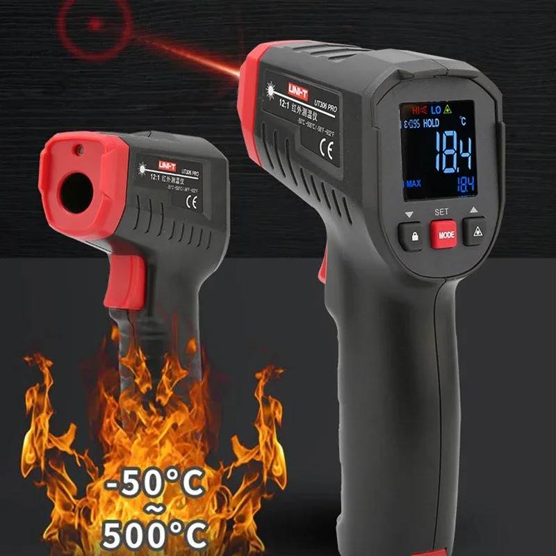 UNI-T Digital Thermometer Non- - Industrial Laser Temperature Gun reseña y precio