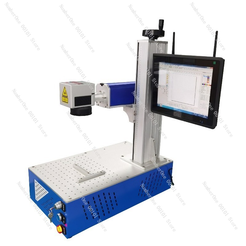 Desktop Fiber Laser Marking Ma - Industrial Laser Engraving Machine For Metal reseña y precio