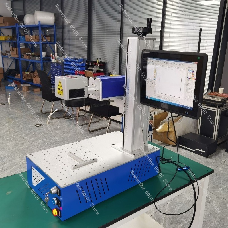 Desktop Fiber Laser Marking Ma - Industrial Laser Engraving Machine For Metal reseña y precio