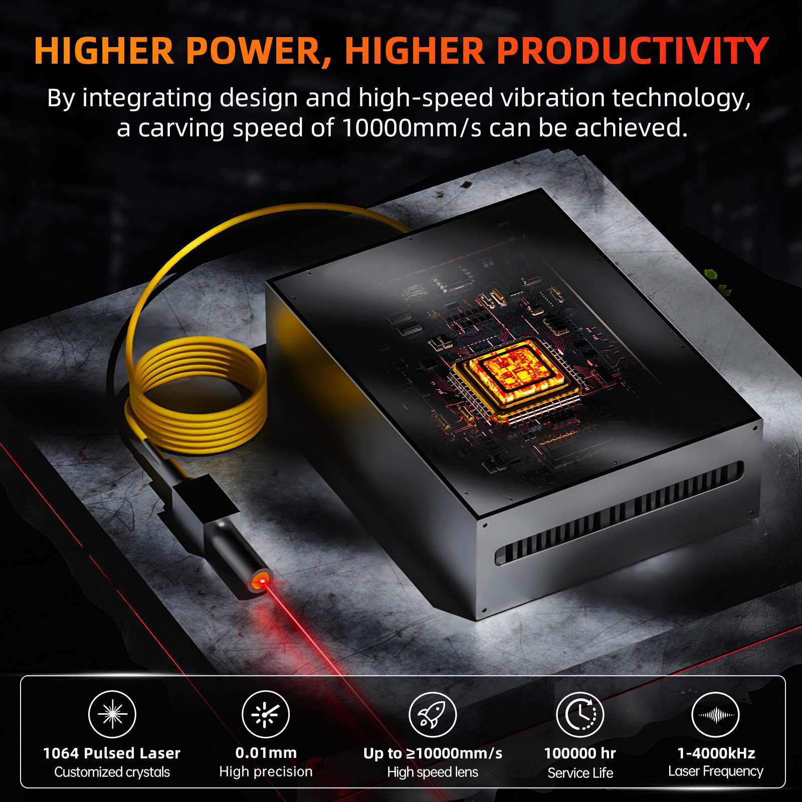 Factory Price New Desktop Lase - Industrial Laser Engraving Machine For Metal reseña y precio