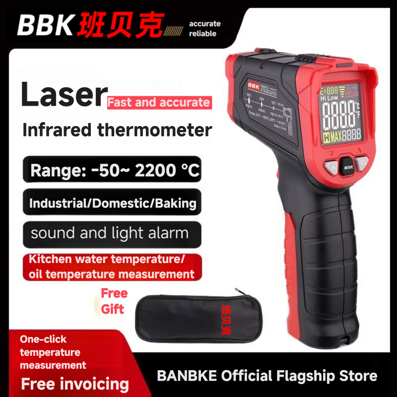 Portable Digital Laser IR LCD  - Industrial Laser Temperature Gun reseña y precio